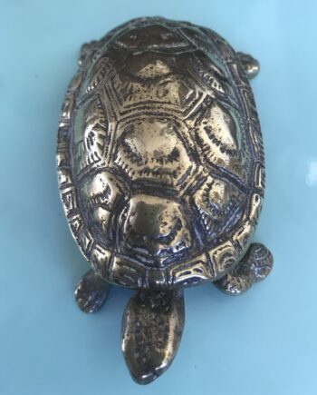 Vintage Brass Tortoise
