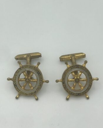 Vintage Ship's wheel Cufflinks