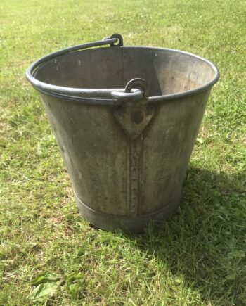 Galvanised bucket