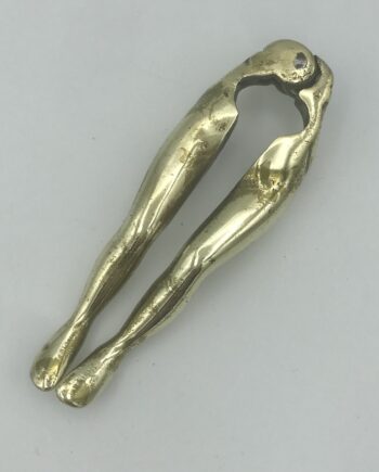 Shapely legs Brass Nut Cracker