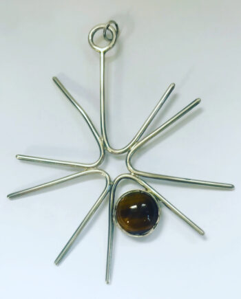 Silver 1970s ‘Spidery’ Pendant