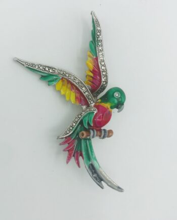 Vintage Parrot Brooch