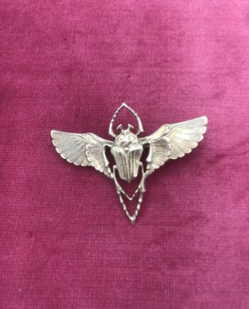 Winged Beetle Brooch