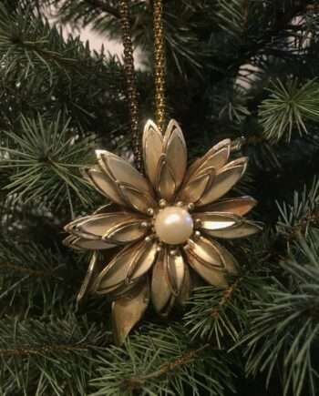 Handmade, Gold Flower Decoration