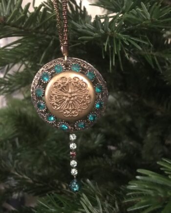 Handmade Gold n Green Circlet