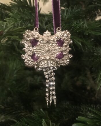 Handmade Purple Rain Decoration