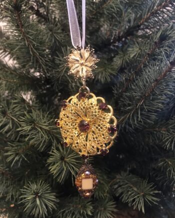 Handmade, Vintage Gold Filigree Decoration