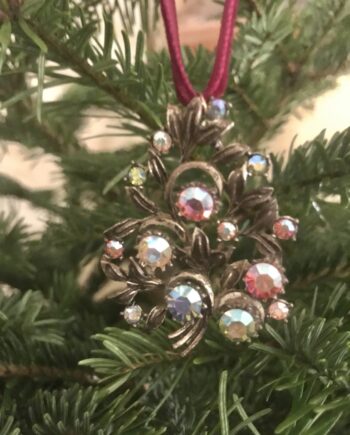 Handmade multi coloured filigree decoration