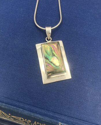 Silver Abalone Pendant