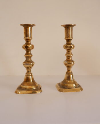 Pair of Vintage Brass Candlesticks