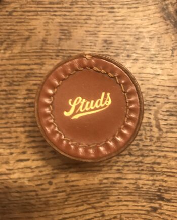 Vintage Gents Leather Stud Box