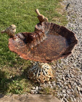 Cast Iron Bird Bath