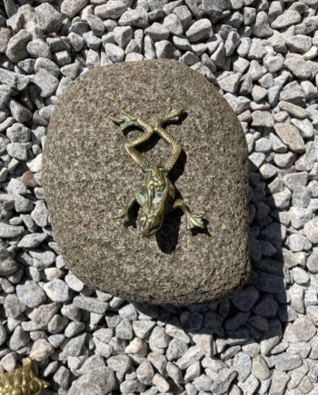 Long Legged Brass Frog