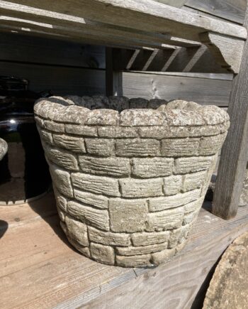 Reconstituted Stone Garden Pot
