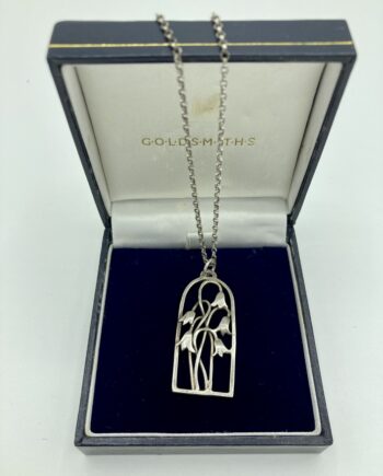 Silver Scottish Harebell Necklace