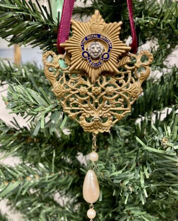 Handmade WW2 Filigree and Pearl Decoration