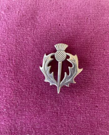 Silver Thistle Brooch