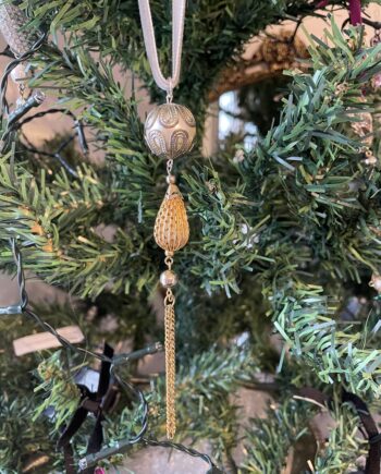 Handmade Vintage Pearly Tassel Decoration