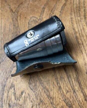 Vintage Set of Four Cups in Leather Case