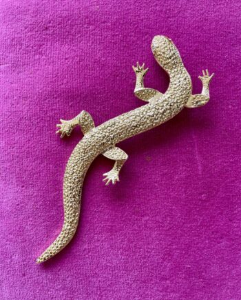 Large Gecko Brooch
