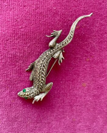 Vintage Lizard Brooch