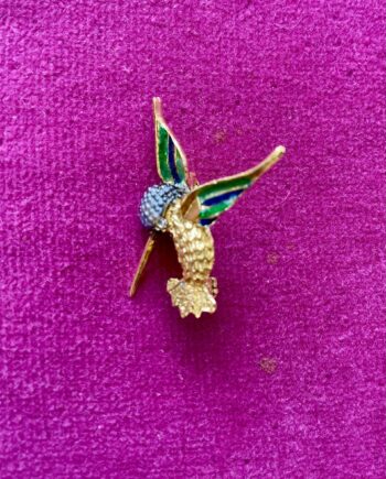 Hummingbird Brooch