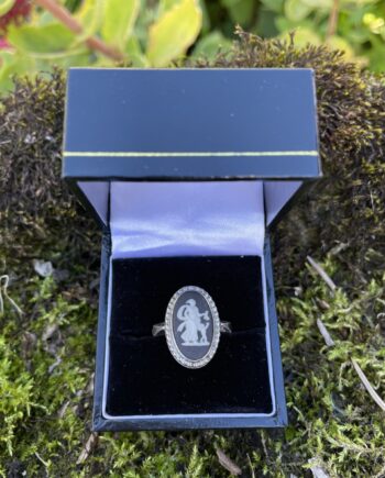 Silver Wedgewood Cameo Ring