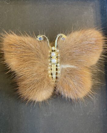 Mink brooch 1960s