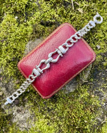 Silver ‘Hermes’ Style Bracelet