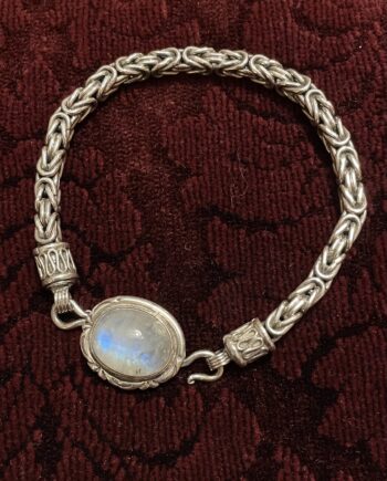Silver Moonstone Bracelet