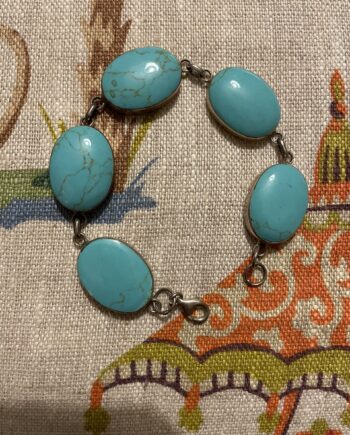 Silver and Turquoise Bracelet