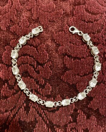 Silver and Topaz  Bracelet