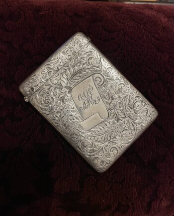 Victorian Silver Card Case