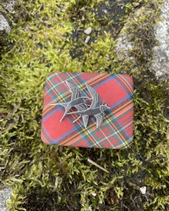 Scottish Silver Swallow Brooch