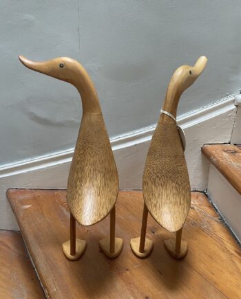 Pair of Wooden Ducks